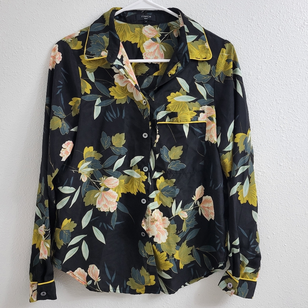 FRNCH Catena Floral Long Sleeve Top
